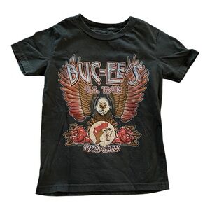 Buc-ee's Kids Black Graphic Tee